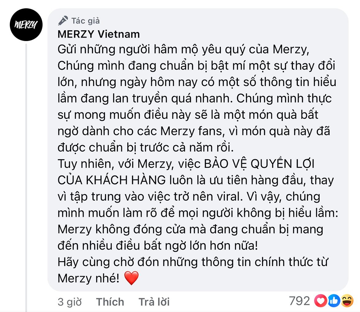 Chẳng có màn chia tay nào cả, Merzy 